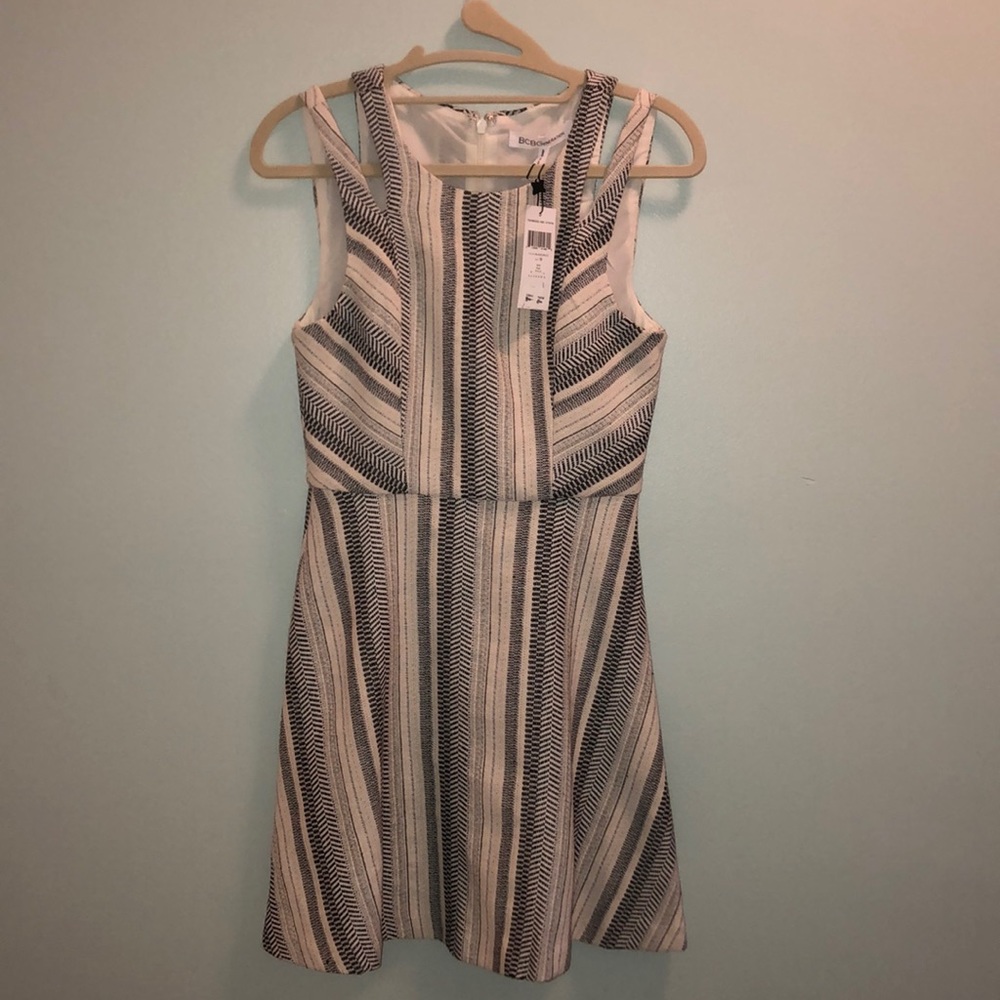 NWT BCBGeneration stripped skater dress